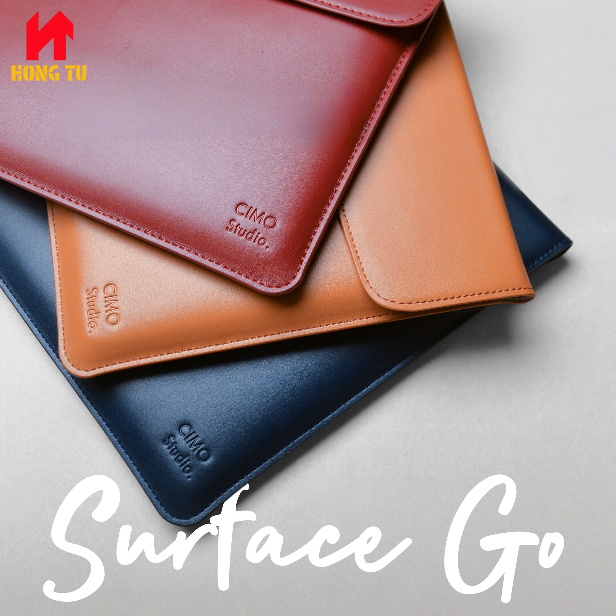 CIMO通勤商务微软Surface平板真皮轻薄包适用笔记本Surface Pro12寸电脑包Laptop Go内胆包13寸保护套ins同款