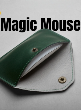Choiyomi适用苹果MagicMouse无线鼠标真皮收纳保护套妙控配件收纳