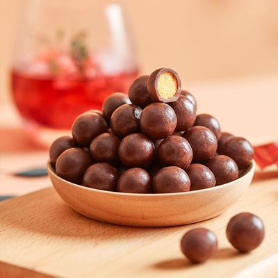 麦丽素巧克力豆网红糖果儿童休闲小零食喜糖独立包装（代可可脂）