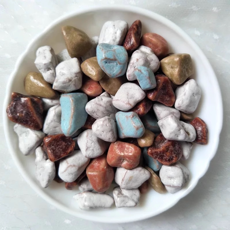 石头奶糖酸奶味巧克力味250g雨花石石头糖袋装零食喜糖烘焙装饰糖