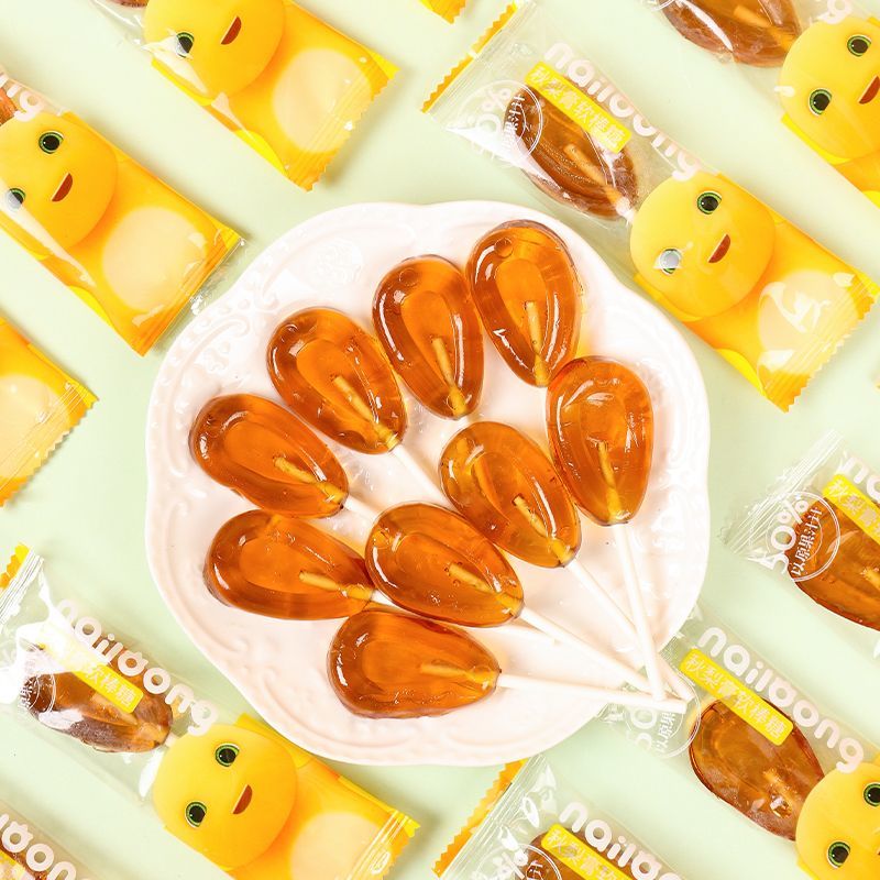 六一幼儿园奖励奶龙秋梨膏软棒棒糖青梅膏陈皮膏果汁软糖网红零食