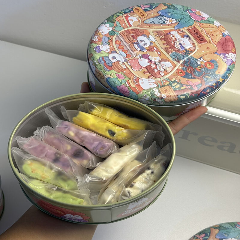 蔓越莓雪花酥饼干牛轧糖小包装糖果休闲零食结婚喜糖小熊茶楼罐罐