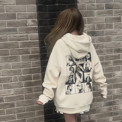 纯原霉霉Taylor Swift 周边巡游连帽套头宽松卫衣两色ttpd厚卫衣