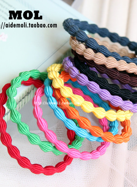 韩国进口 发饰 藕节基础款 百搭好用菲常推荐的款 发绳 头绳 发圈