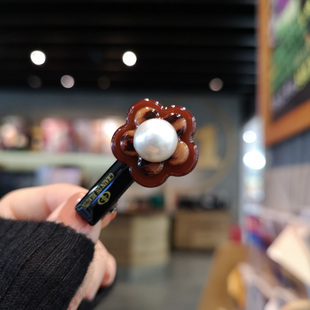 发饰豹纹花朵猫咪鸭嘴夹发圈皮筋发夹 韩国进口 AZNAVOUR