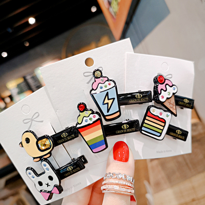 韩国进口小鸡冰激凌蛋糕鸭嘴夹