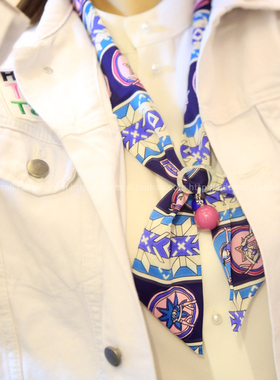 韩国进口饰品圆球项链丝巾扣