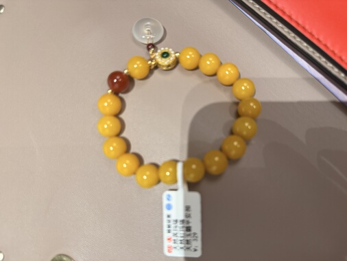 老店新开 天然黄玛瑙红玛瑙玉髓平安扣盐源手串配饰单圈手链