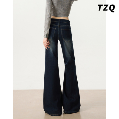 秋冬季新款宽松显瘦不贴腿喇叭裤