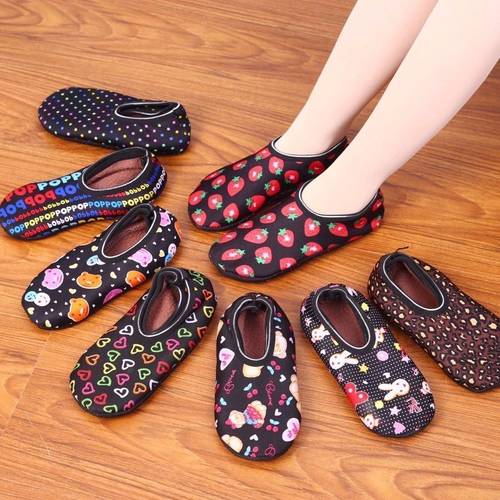 秋冬居家月子雪地袜加绒地板袜加厚防滑保暖袜套瑜伽袜男女士新品