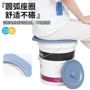 简易加厚马桶垫马桶坐便圈工地临时可移动旱厕带盖马桶圈农村城市