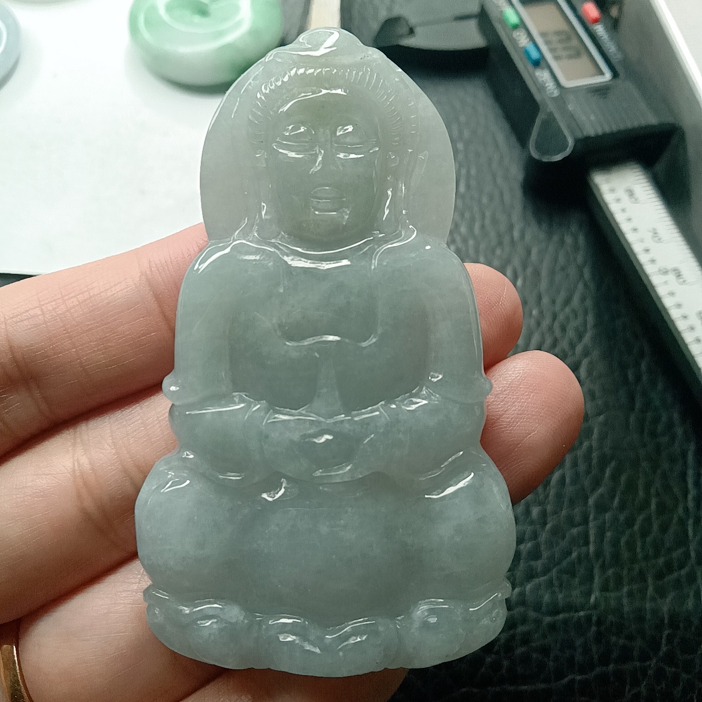 缅甸天然翡翠A货冰糯种大观音吊坠,珠宝/钻石/翡翠,颈饰,淘宝优惠券,粉丝福利购,淘宝优惠卷