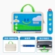 [【豪华款】【无脚+有背带】电脑套娃包【手工款】+【收纳后袋】+【电脑固定绳】+【双层提手】+【加粗五金】+【行李包绳】【送标贴】]