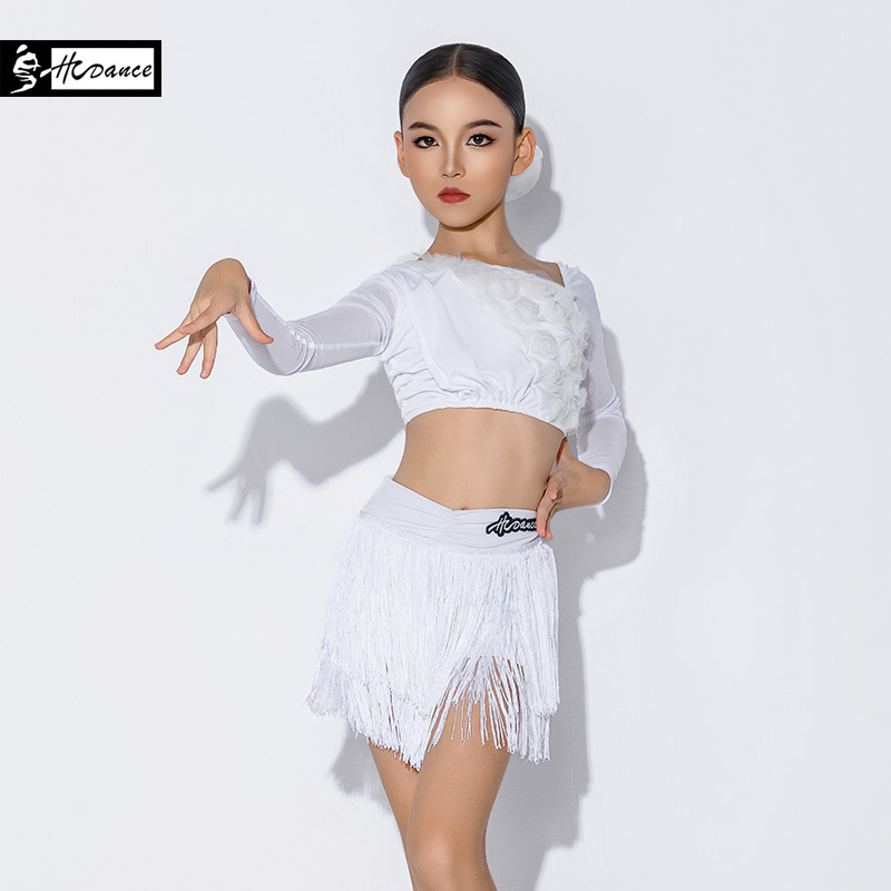 皇朝拉丁女儿童花朵练习服