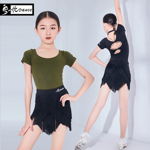 皇朝拉丁舞服练习套装超高工艺