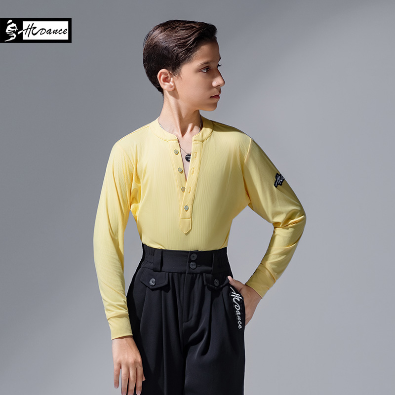 皇朝男童拉丁舞服秋冬长袖