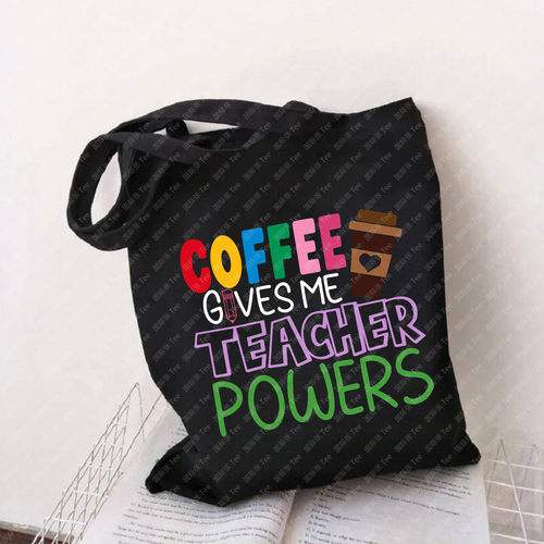 跨境Teacher Gifts 教师节礼物印花帆布包单肩包全球外贸手提袋
