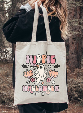 产地货源不给糖就捣蛋Smell My Feet 万圣节派对吸血鬼帆布手提袋