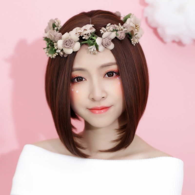 Perruque cheveux raides Court - Ref 2608178 Image 4