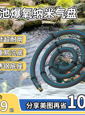 鱼池爆氧圈增氧爆氧气盘