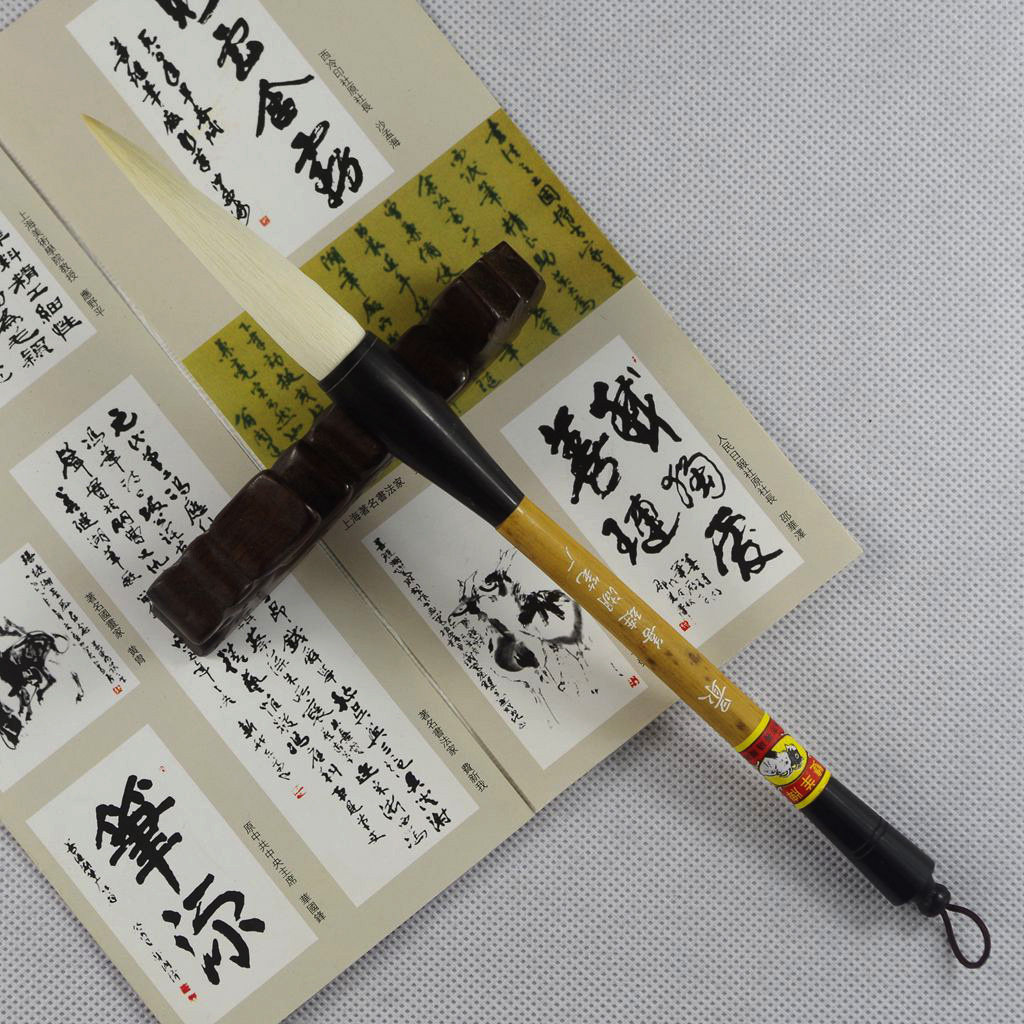 善琏湖笔纯羊毫双羊牌最湖州长锋