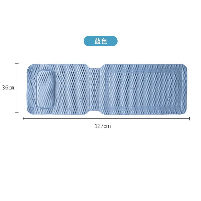 浴缸内专用防滑垫靠枕泡澡神器躺靠背垫洗澡坐垫浴缸头枕按摩垫子