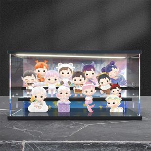 POPMART泡泡玛特 HACIPUPU星座系列手办盲盒灯光场景亚克力展示盒