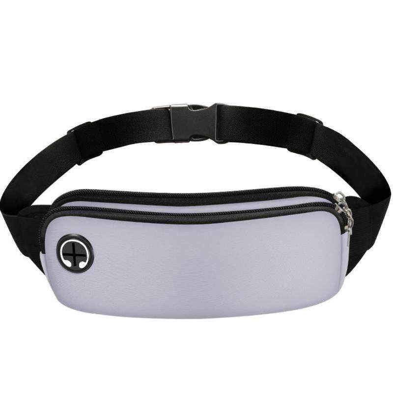 收纳单肩旅行隐形运动腰包男款高端大容量胸前跑步便携防汗休闲