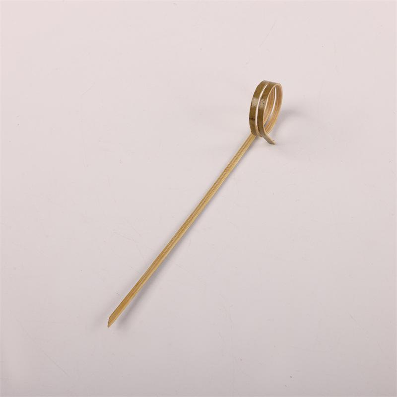 创意鸡尾酒签装饰花签一次性水果叉竹签水果牙签叉叉子水果签果插