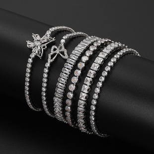 Zircon hand Bracelets Bracelet Jewelry Silver 高级感锆石手链
