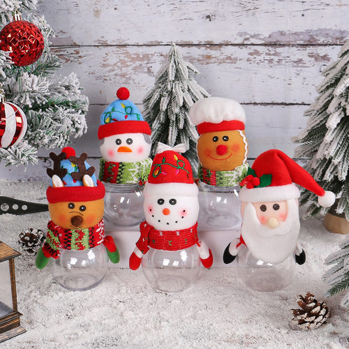 Christmas Plastic Doll Candy Gift Cute Children's Gift Box
