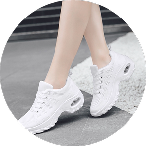 网域旗舰店新款健身鞋透气舞蹈鞋女软底中跟现代广场舞鞋四季网面成人跳舞鞋