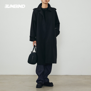 长款 男士 战壕风衣 型莱赛尔棉混纺 Camden经典 版 风衣 3UNBIND