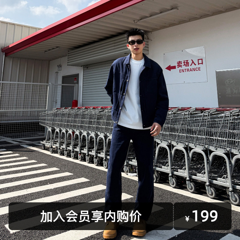 SANBAI叁佰厚帆布保暖棉衣