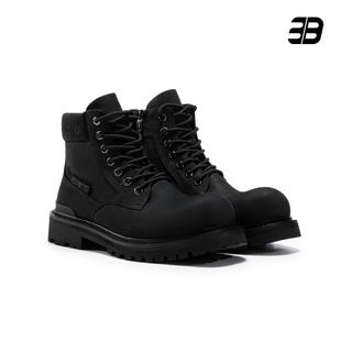 SANBAI【大头靴】复古高帮靴子男春秋新款真皮德比户外工装马丁靴