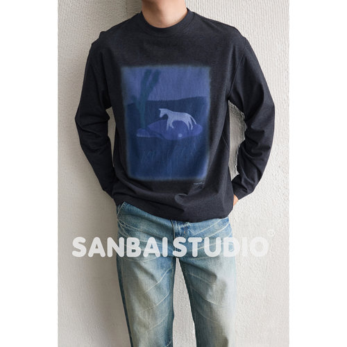 SANBAI叁佰印花艺术长袖