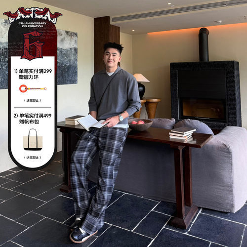 SANBAI叁佰纯色POLO毛衣针织衫