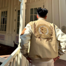 叁佰 新款 圣光学院 美式 保暖棉服 皮衣夹克男2025年冬季 SANBAI