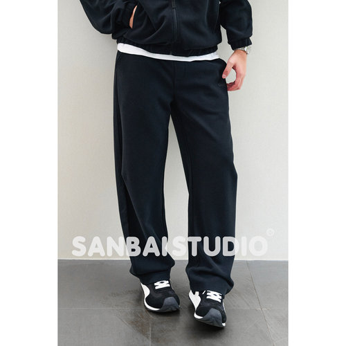 SANBAI叁佰华夫格弯刀卫裤
