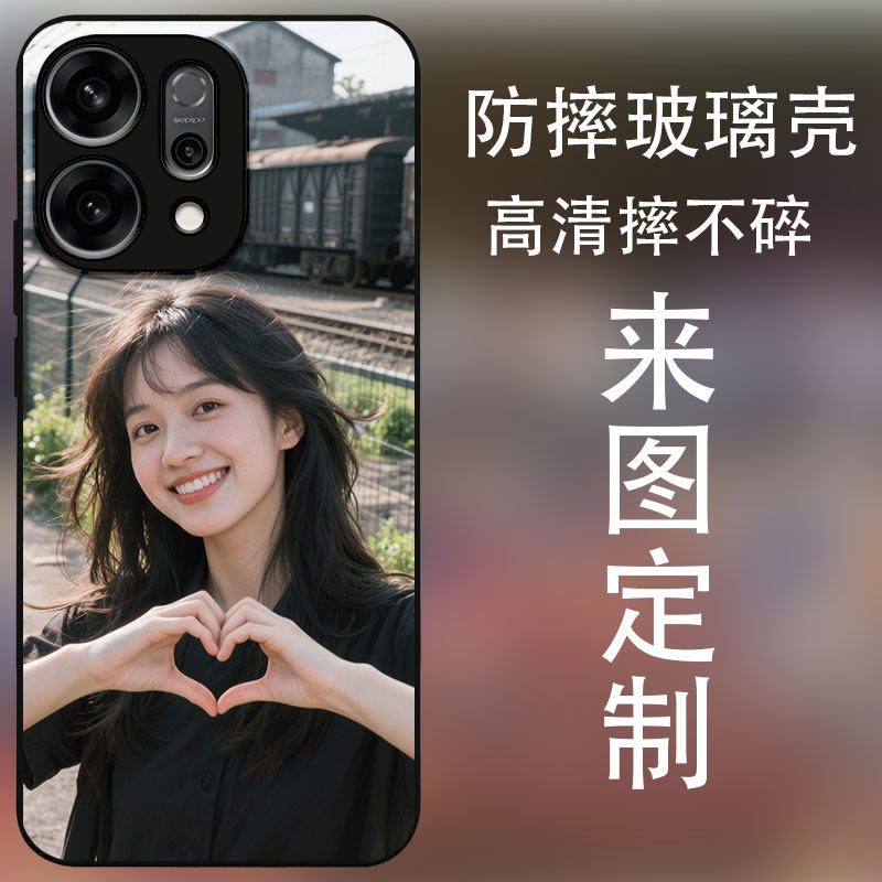 适用opporeno14手机壳定制照片保护套女14pro高清全包