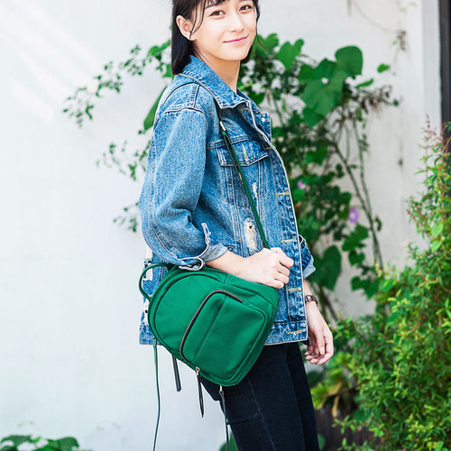 学院风女士背包棉布简约双肩日韩