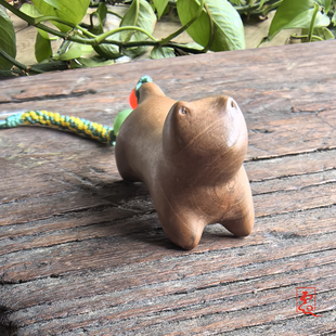 手工木雕猫马年包挂饰手机挂坠钥匙扣手编绳定制新春礼物可爱高级