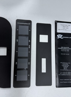 瑕疵品/降价处理 英国SDC沾色灰卡ISO 105 A03评定色牢度等级色卡