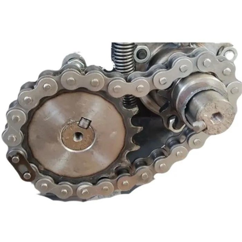 铡草机专用传动链子4分08B428型,10A单P排链条接头铡草机配件