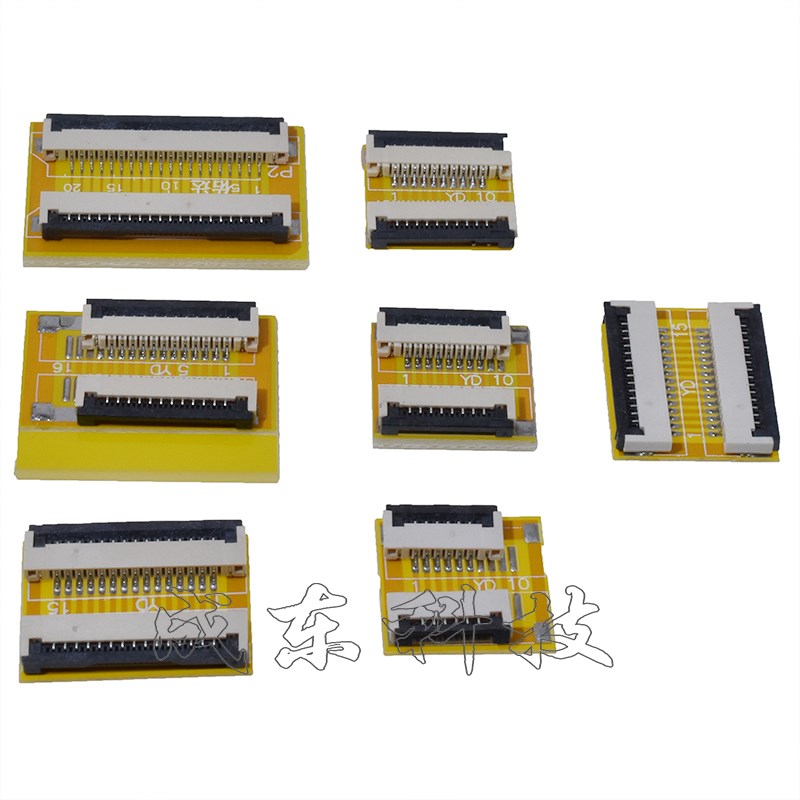 FFC/aFPC软排线延长板转接板 1.0MM间距4P6P8P10P14P20P24P26P30P