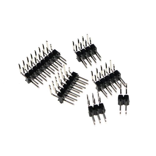 弯排针间距2.e54mm双排弯针90度弯脚连接器2x2p/3/4/5/6/10/20/40