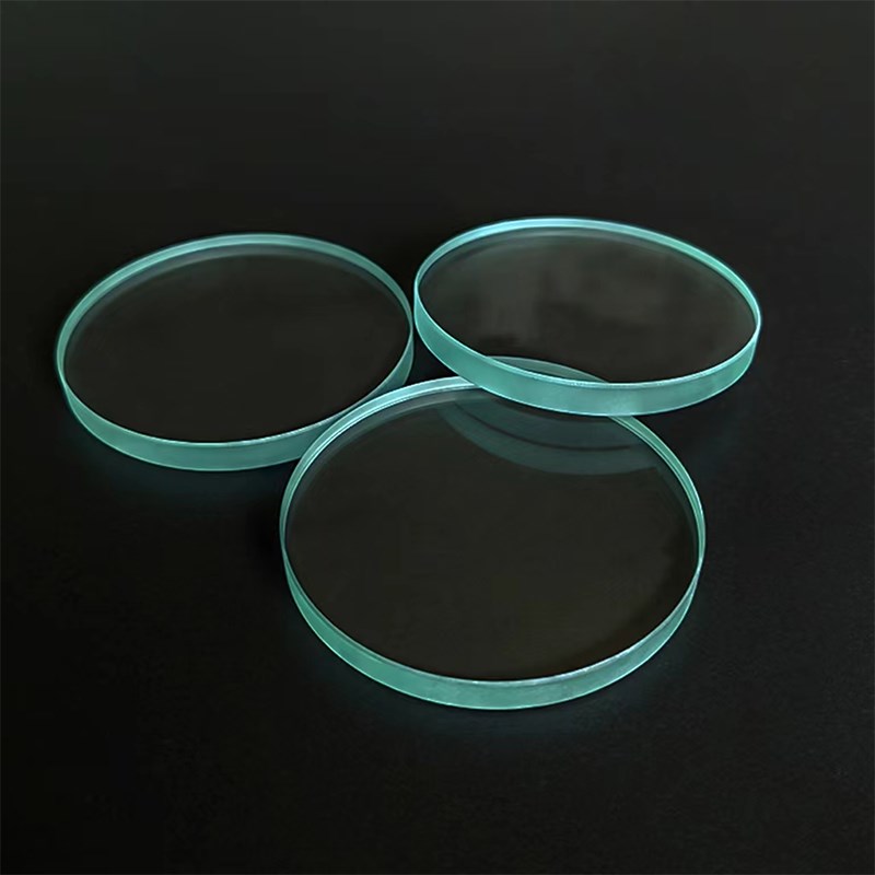 圆玻璃片20-140mm钢化视镜x玻璃 耐高温高压锅炉管道玻璃窥视镜厚