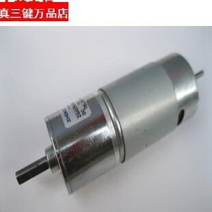 现货 大扭矩555减速电机 童车/模型坦克/门窗/机器人马达 12V17转