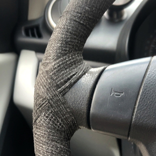 汽车方向盘缠绕带防滑布薄款平衡车把套缠带绑带鱼竿吸汗耐磨球拍