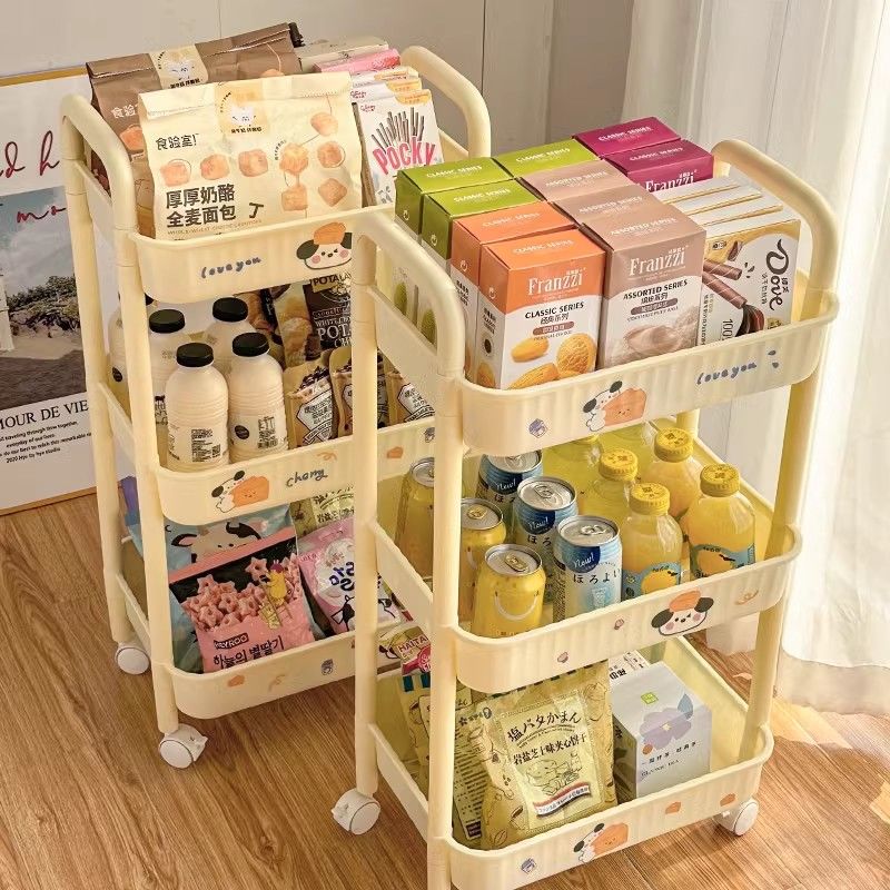 美容院专用小推车美容车三层理发店美发美甲手推工具车收纳置物架